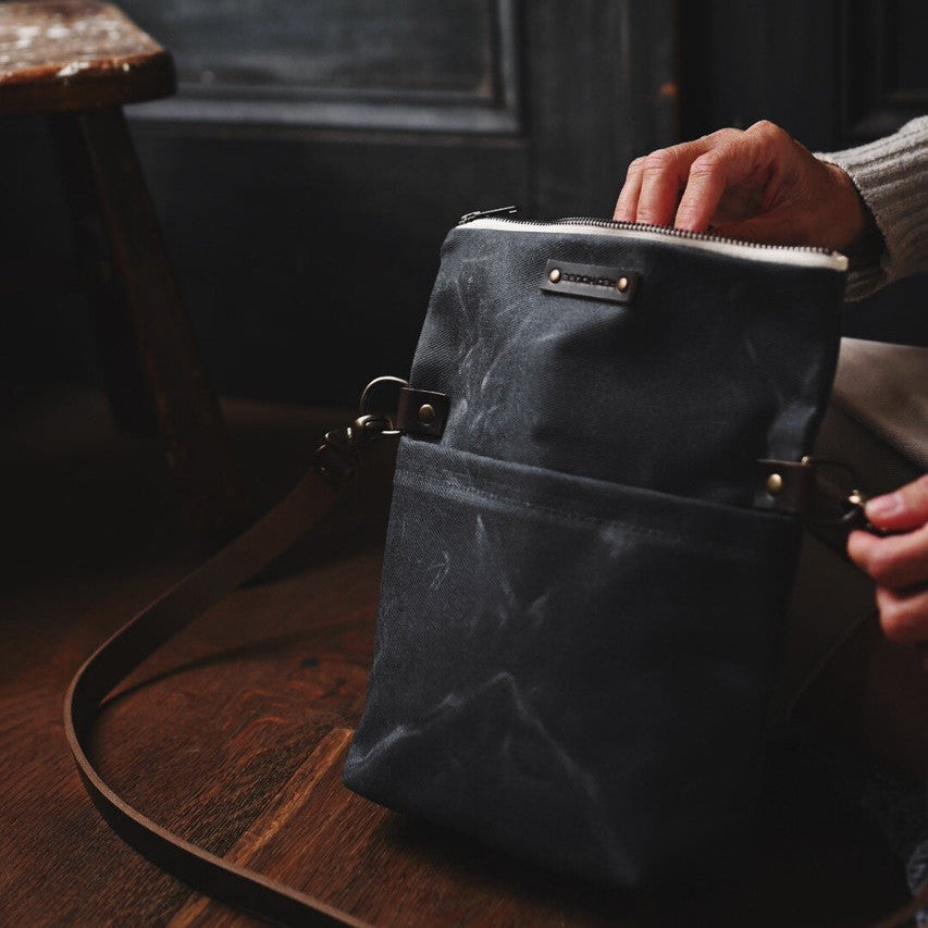 The Satchel - Waxed Canvas Bag