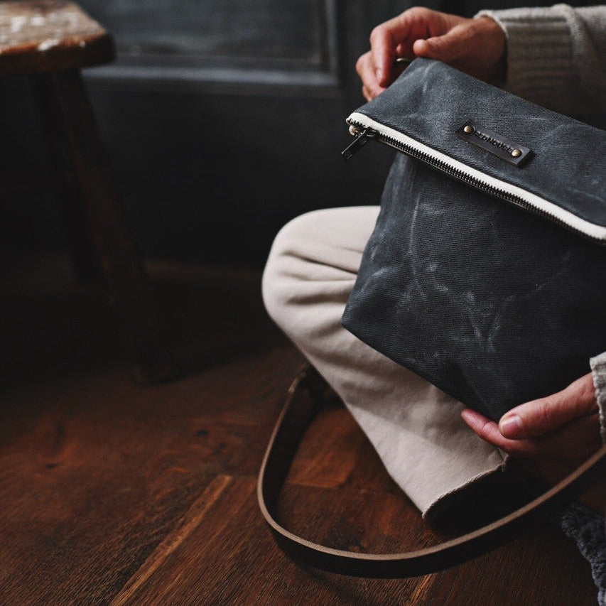 The Satchel - Waxed Canvas Bag