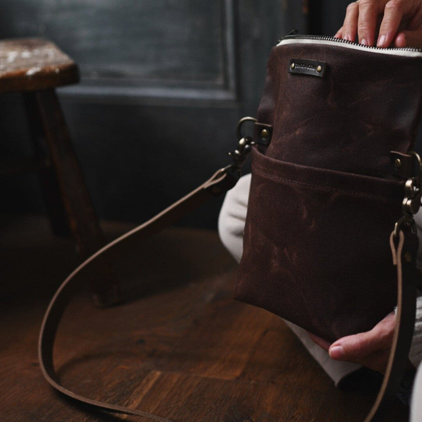 The Satchel - Waxed Canvas Bag