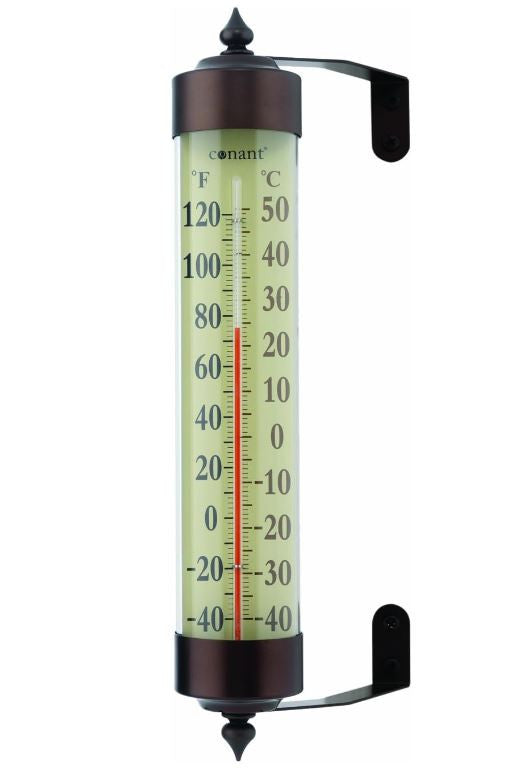 Grande View 12" Thermometer - Bronze Patina