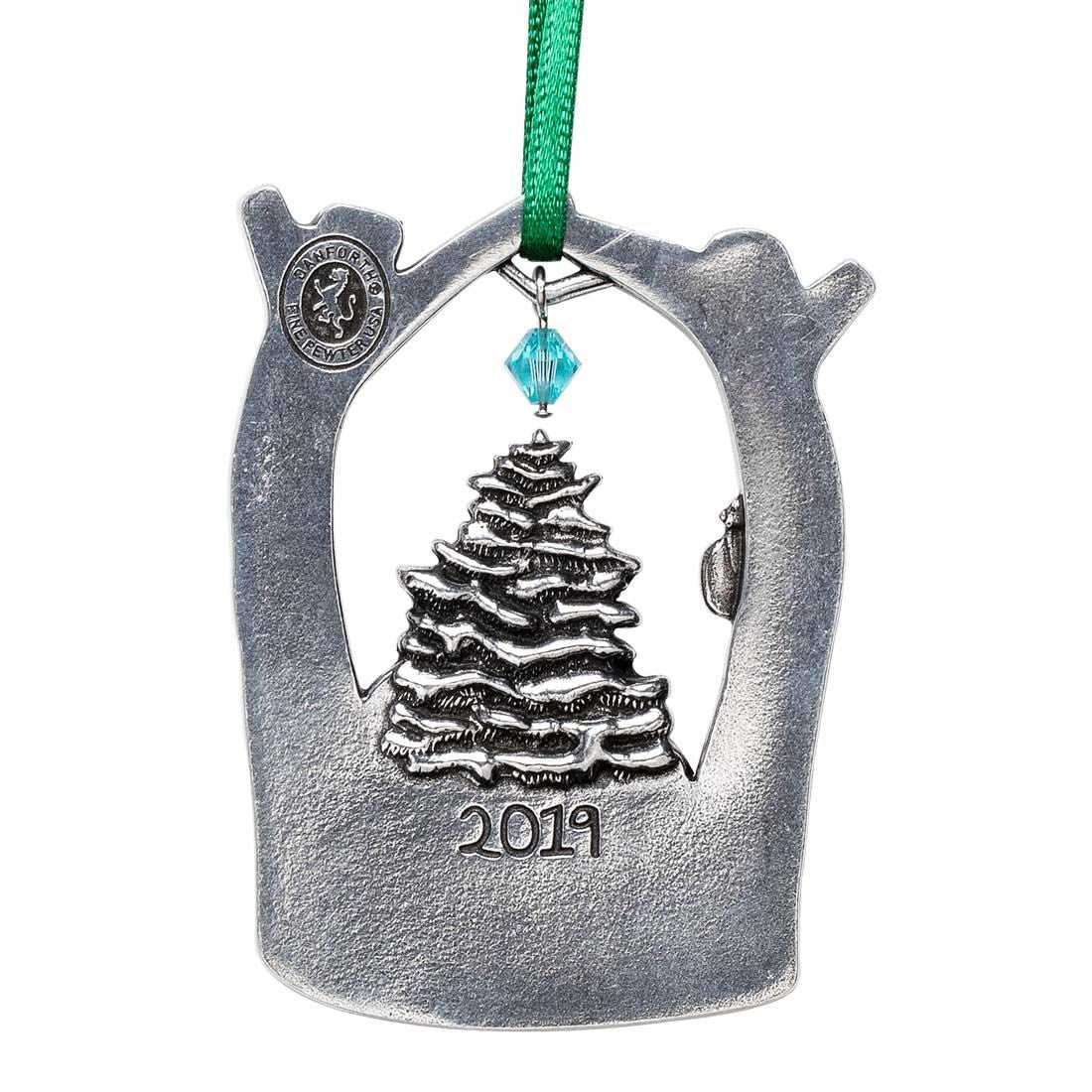 Wonderland Pewter Annual Ornament