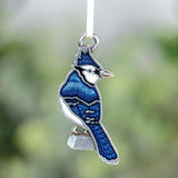 Blue Jay Pewter Ornament
