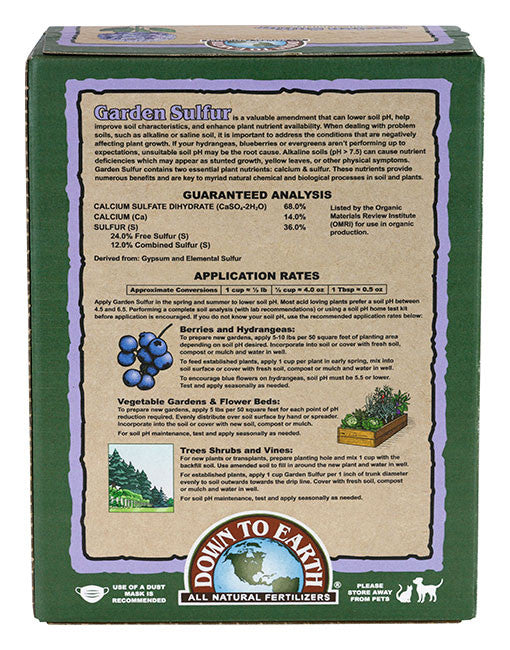 Garden Sulfur 5lb