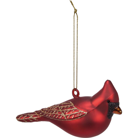 Cardinal Glass Ornament
