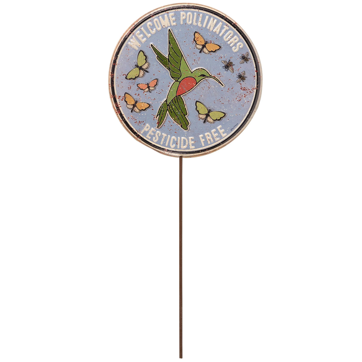 Welcome Pollinators Garden Stake