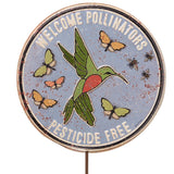 Welcome Pollinators Garden Stake