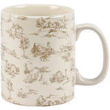 Farmhouse Toile Mug