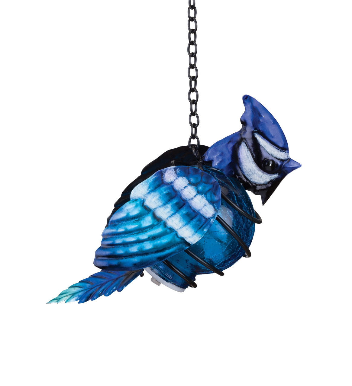 Bird Solar Lantern - Blue Jay – The Old Farmer's Almanac Store