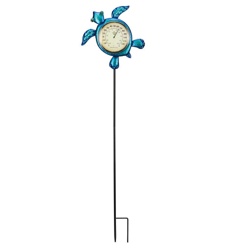 Thermometer Solar Stake - Sea Turtle