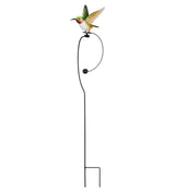 Rocker Hummingbird Garden Stake - Ruby Throated