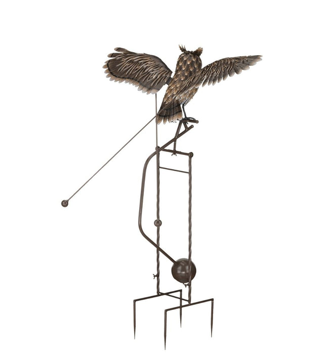 Rocker Owl Garden Stake