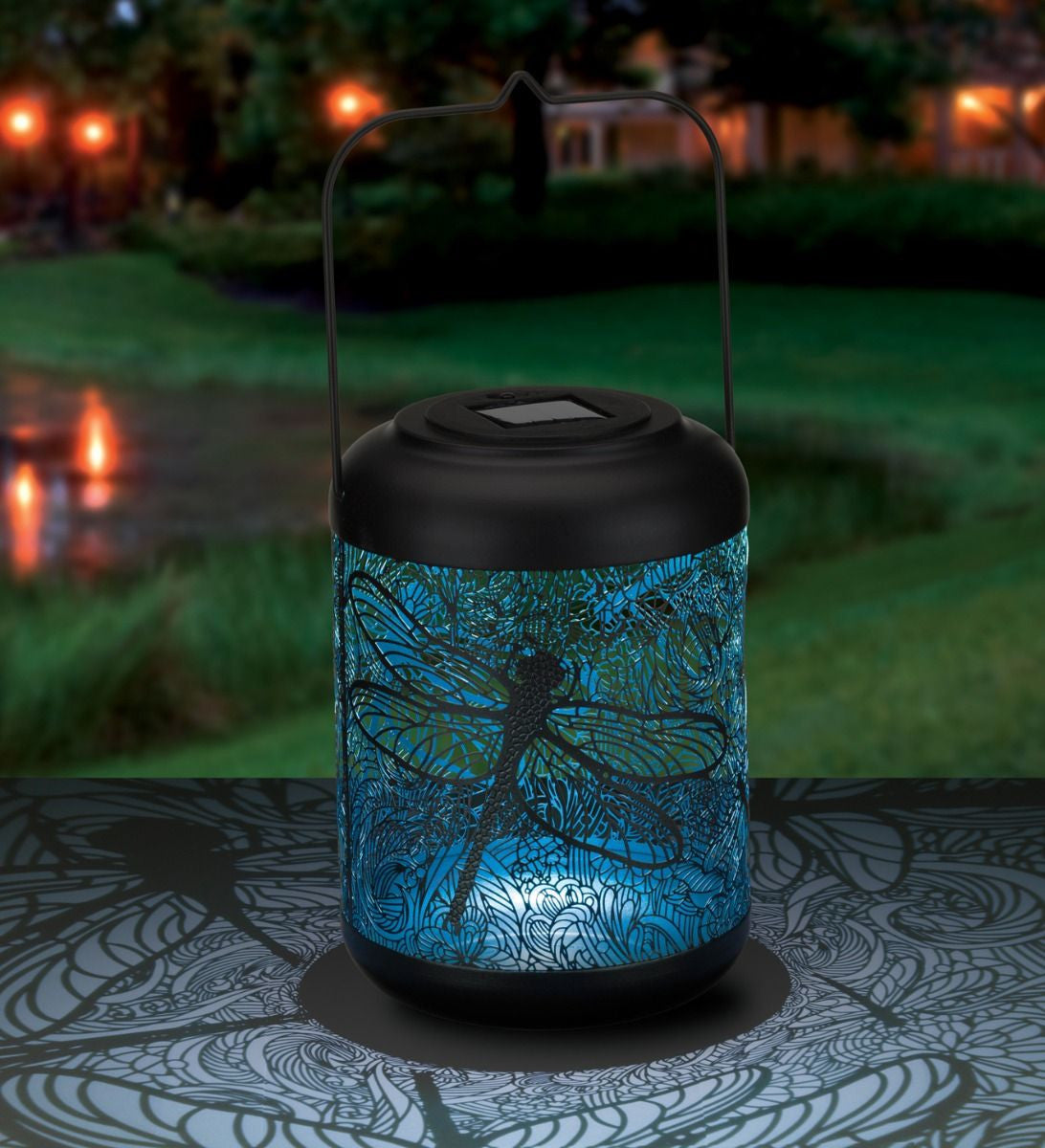 Shadow Solar Lantern LG - Dragonfly – The Old Farmer's Almanac Store