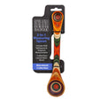 Marrakesh colorful wooden measuring spoon in packaging. With tablespoon on one side and teaspoon on the other end.