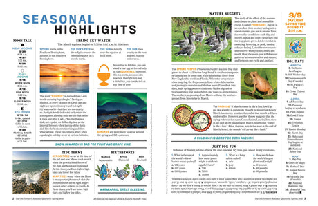 Almanac Quarterly Magazine Sample Pages - Seasonal Highlights