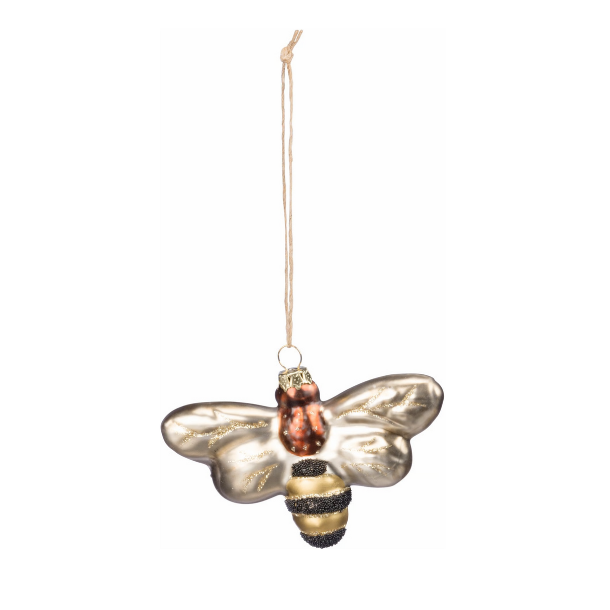 Bee Glass Ornament