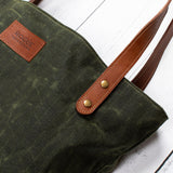 Saco River Tote Bag - Green