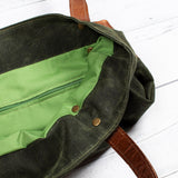 Saco River Tote Bag - Green