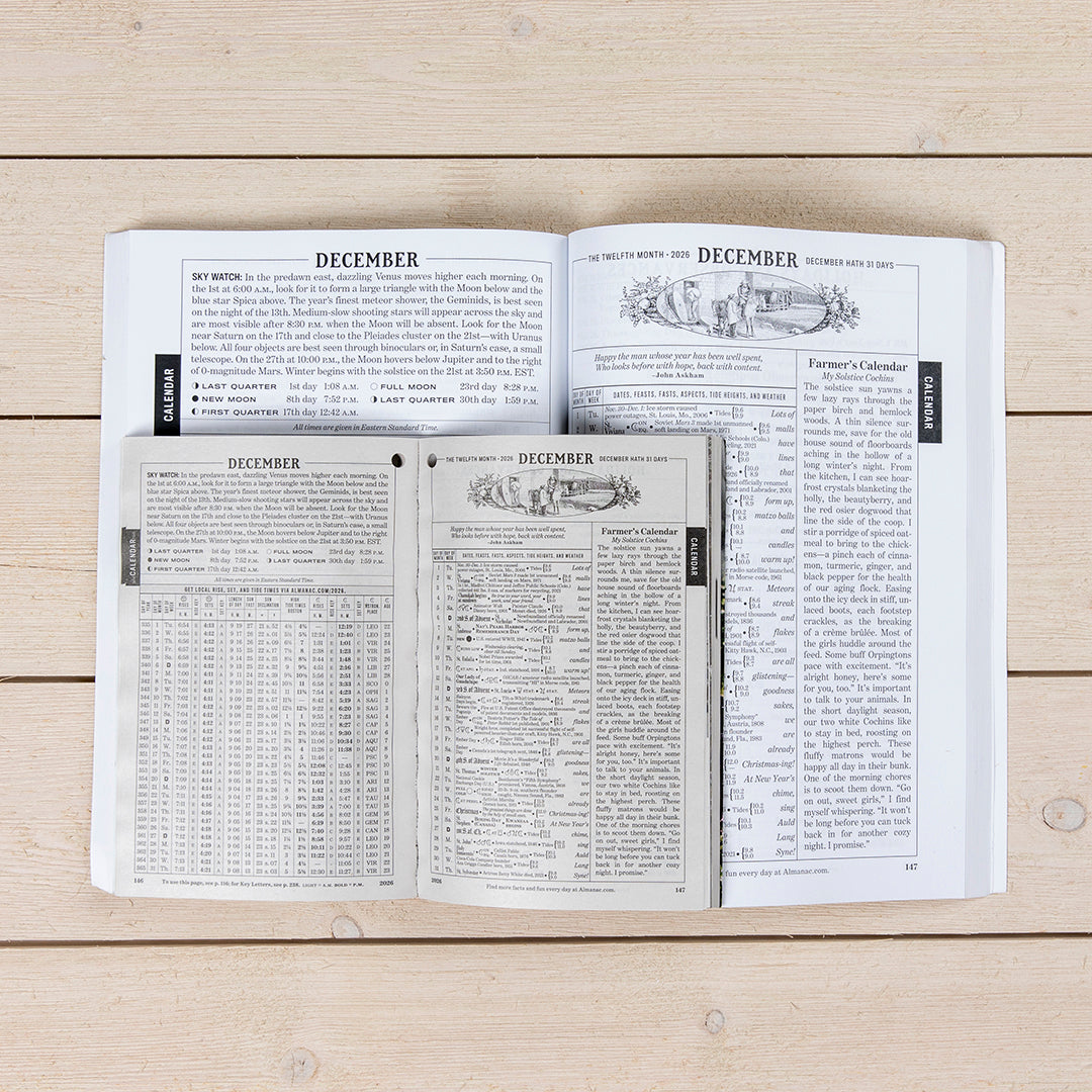 The 2026 Old Farmer's Almanac - Easy-to-Read Oversized Softcover