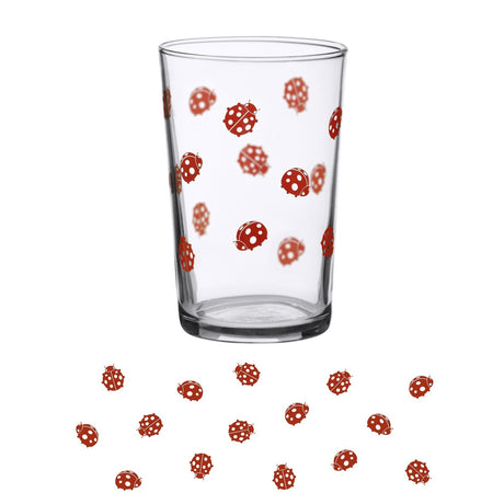 Vintage Mini Glass - Ladybug