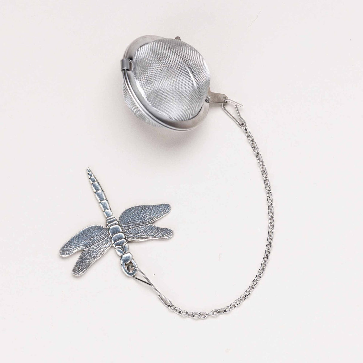 Pewter  Dragonfly Tea Infuser