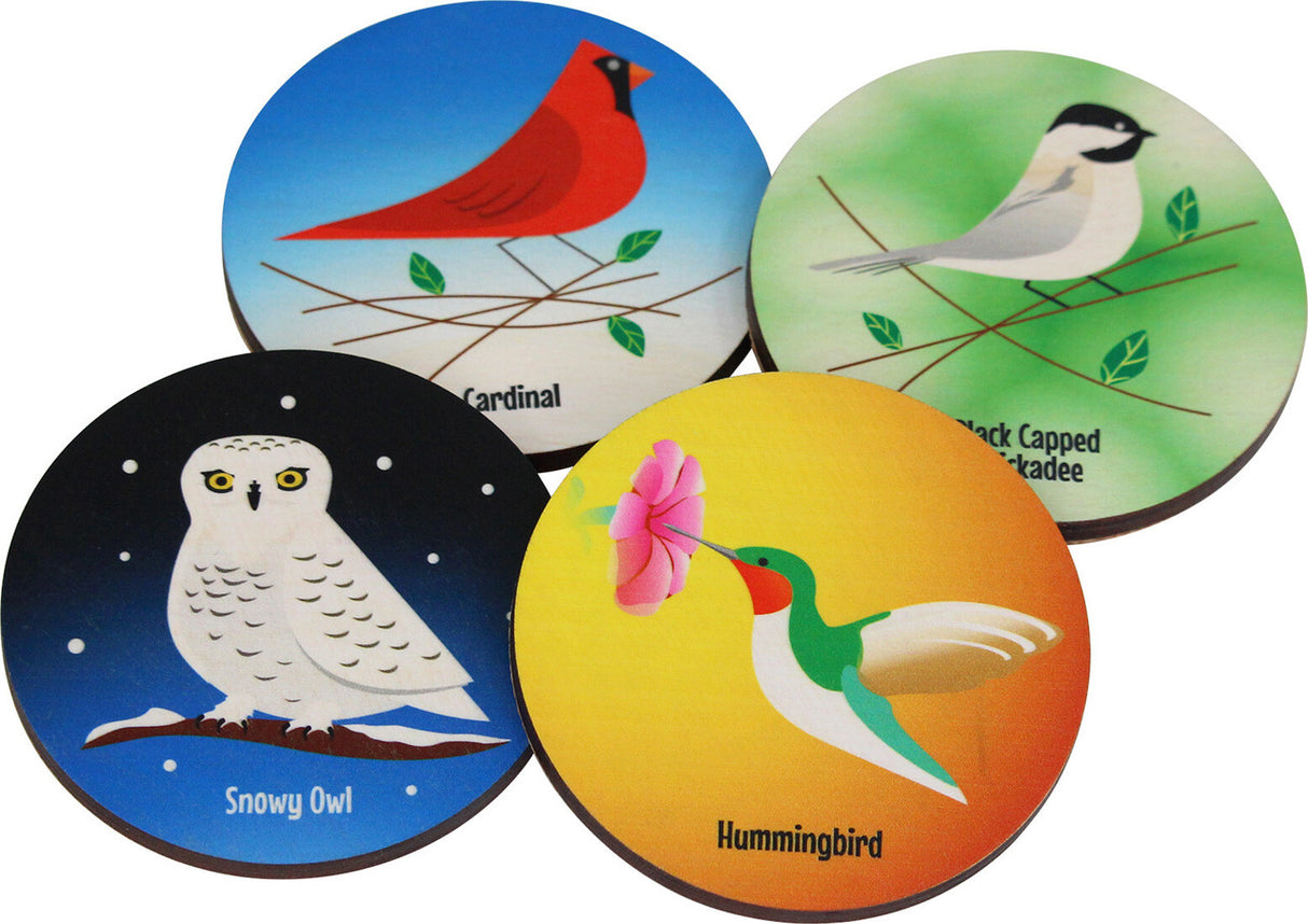 Bird Variety - Wooden Coasters
