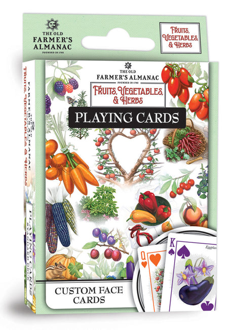 Fruits, Vegetables & Herbs Playing Cards