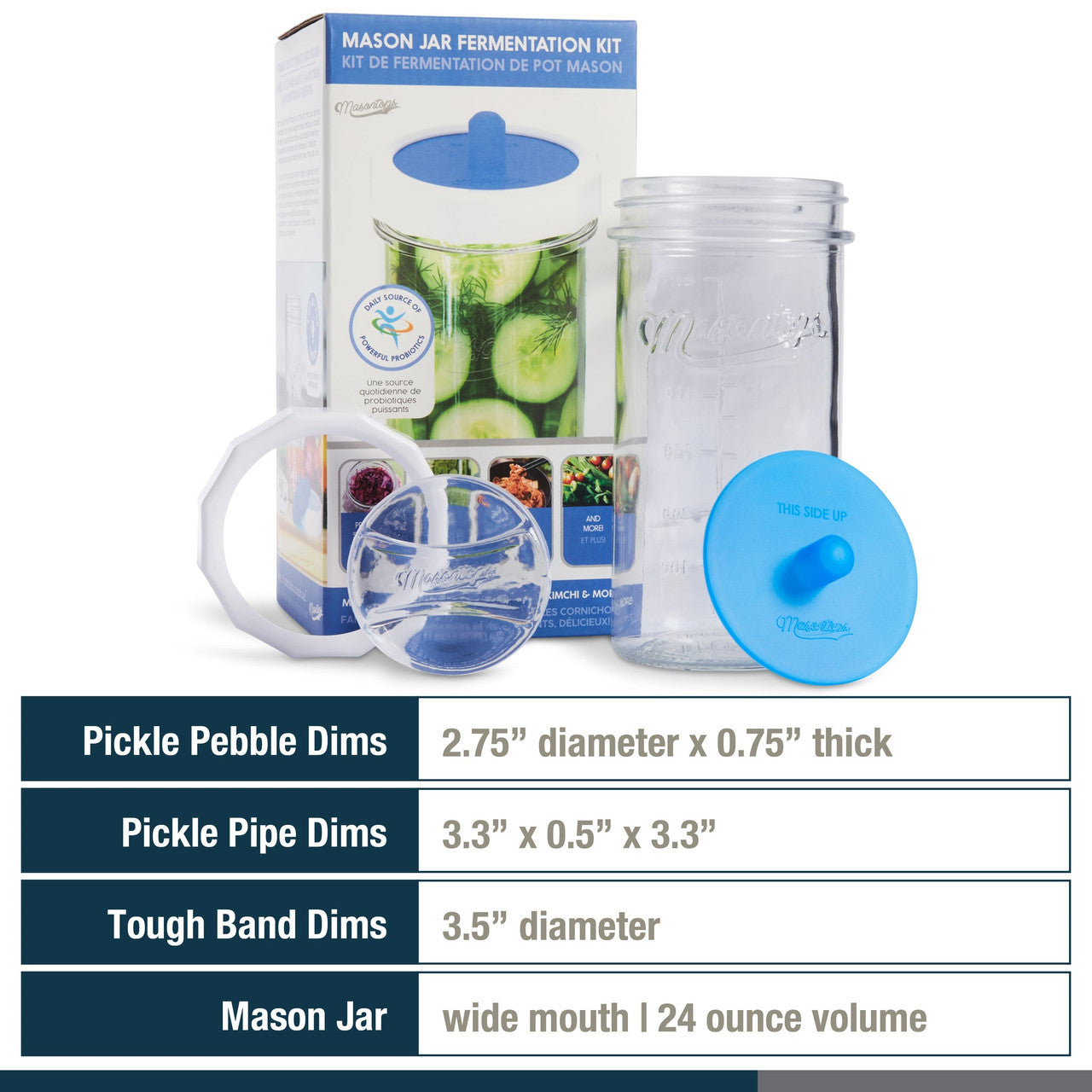 Presse Pour Bocaux Mason - Outil De Fermentation Et Pressage Légumes | Accessoire Cuisine Pratique En Plastique Durable - 8