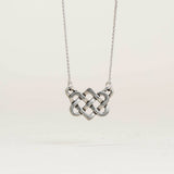Pewter Love Knot Necklace