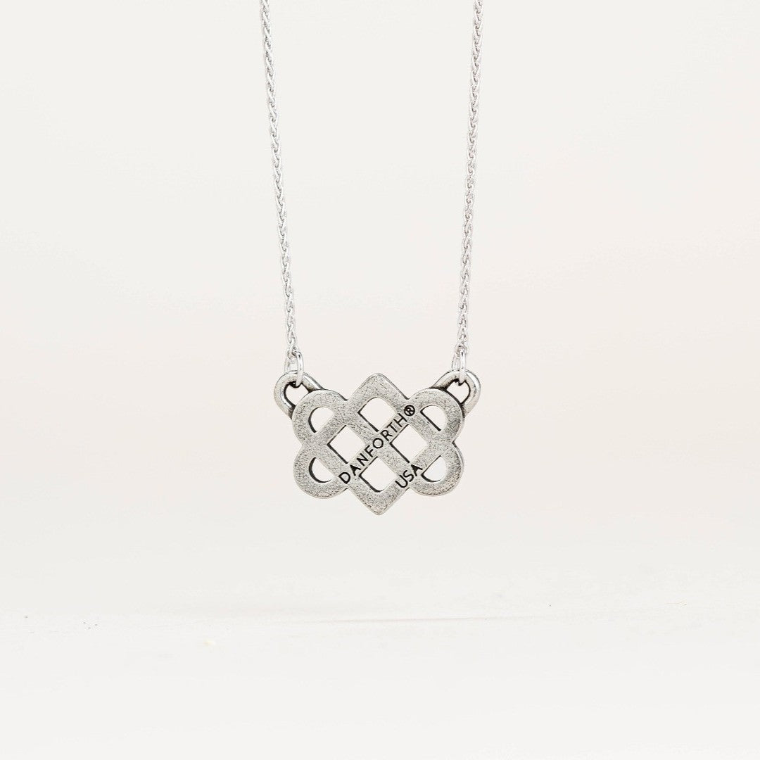 Pewter Love Knot Necklace – The Old Farmer's Almanac Store