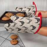 Chicken Scratch Oven Mitt
