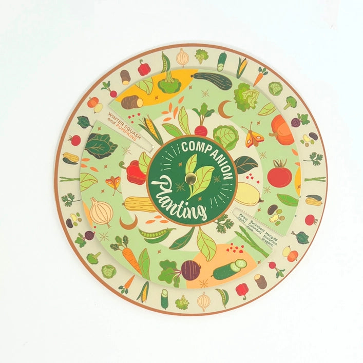 Companion Planting Spinner Card