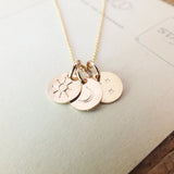 Cummings Sun Moon & Stars Necklace - Silver or Gold
