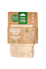 Packaged Organic Cotton Medium Mesh Bag | 3 Pack
