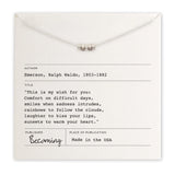 Emerson My Wish for You Necklace - Silver or Gold