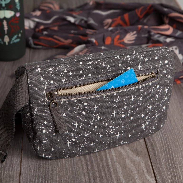 Far and Away Cotton Hip Bag