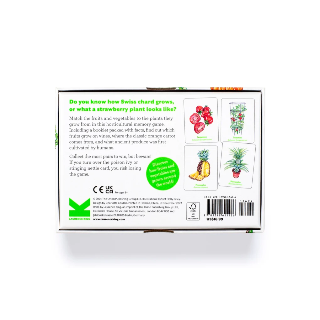 Gardener's Match: A Fruit and Vegetable Memory Game