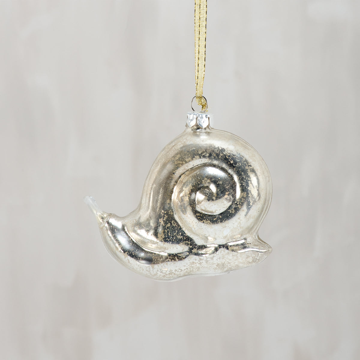 Glass Snail Ornament