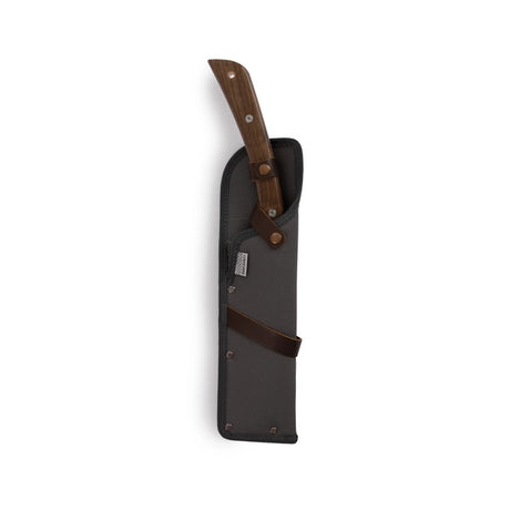 the japanese nata hatchet stored in its sheath