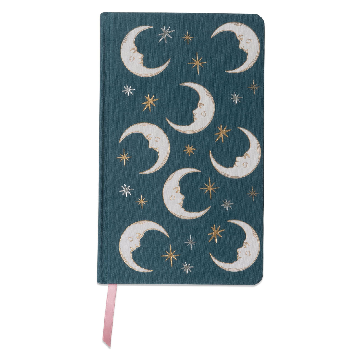 Teal Moon Bookcloth Journal