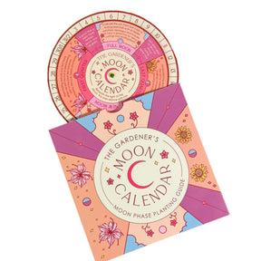 the moon phase spinner partially emerging from its envelope