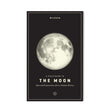 the cover image for a field guide to the moon - black cover with full moon image and white text