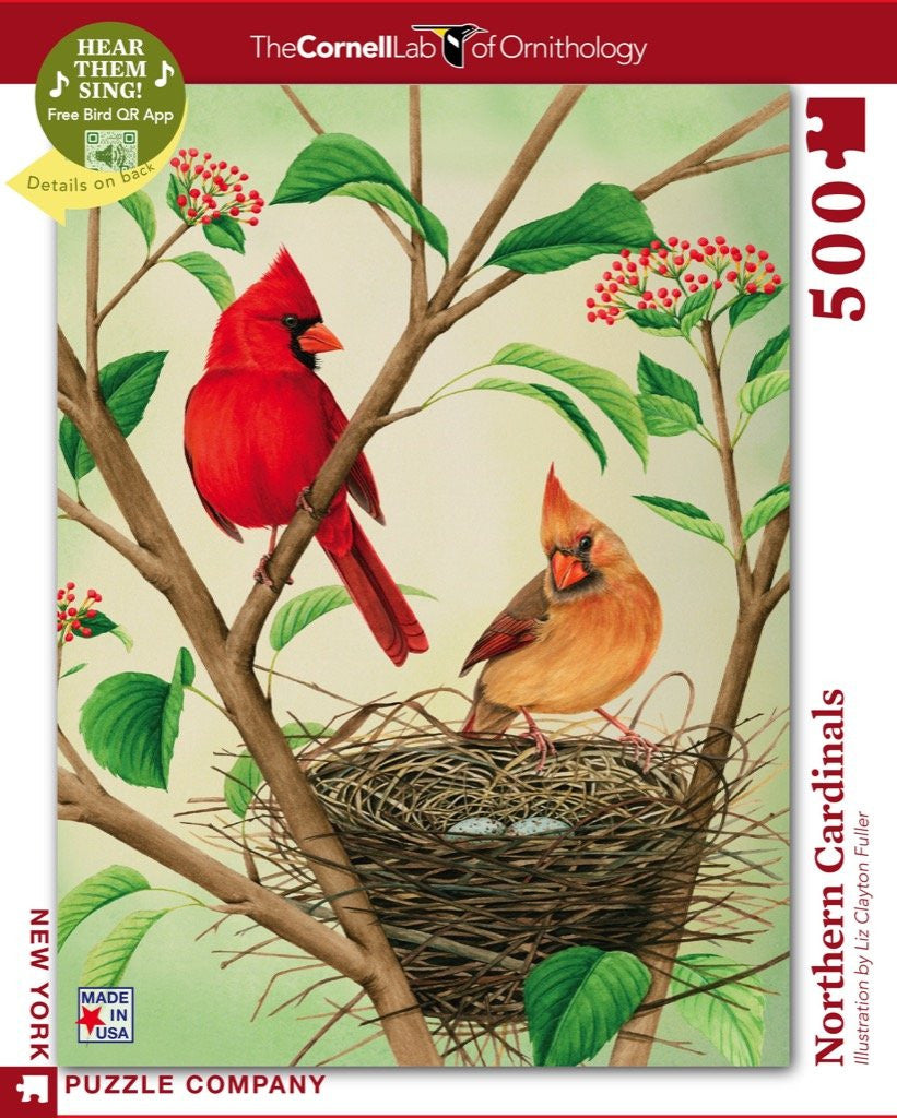 Northern Cardinals Jigsaw Puzzle 500 Piece