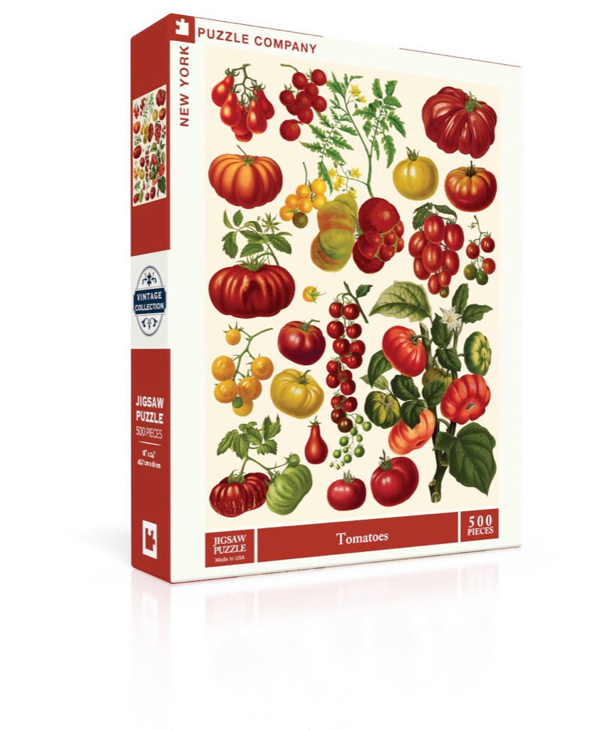 Tomatoes Jigsaw Puzzle 500 Piece – The Old Farmer's Almanac Store