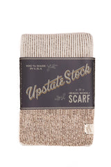 U.S. Ragg Wool Scarf - Oatmeal Melange