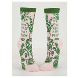I Have A Bit Of A Plant Problem Crew Socks
