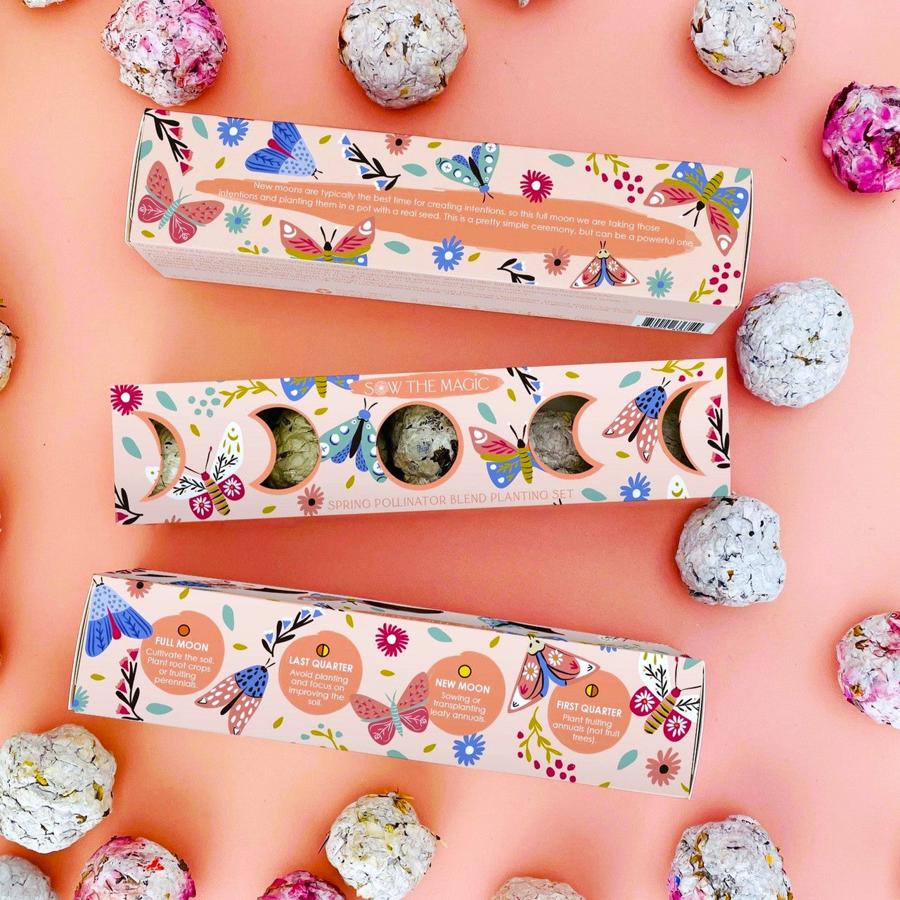 Moon Phase Spring Pollinator Seed Ball Planting Set – The Old Moon Phase Spring Pollinator Seed Ball Planting Set – The Old