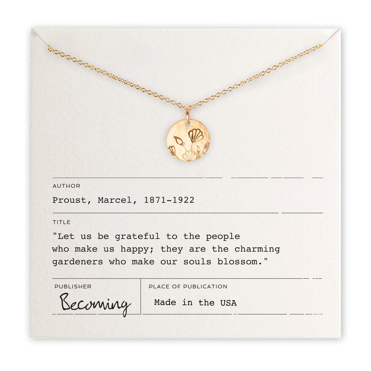 Blossom Necklace - Silver or Gold