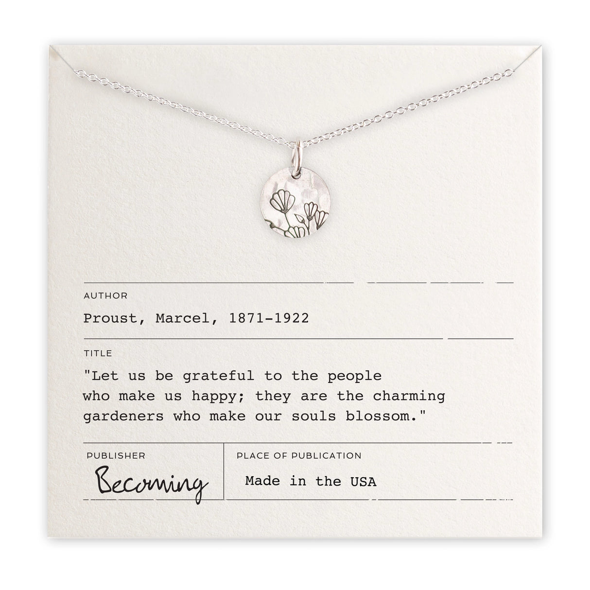 Blossom Necklace - Silver or Gold