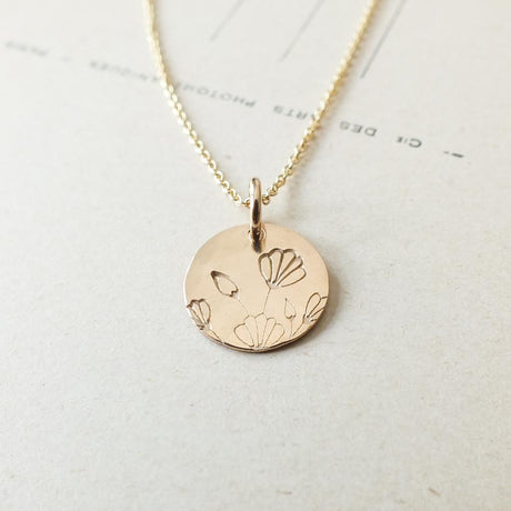 Blossom Necklace - Silver or Gold
