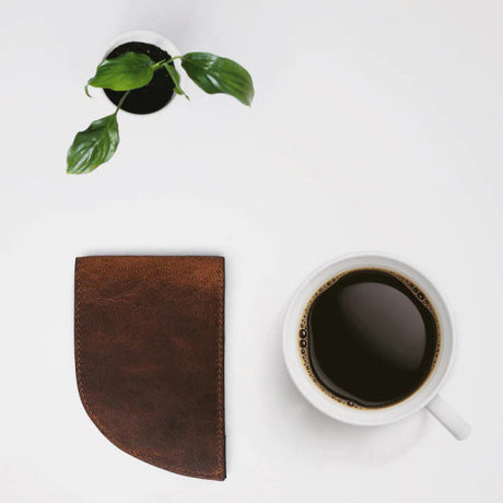 Moose Leather Front Pocket Wallet (brown)